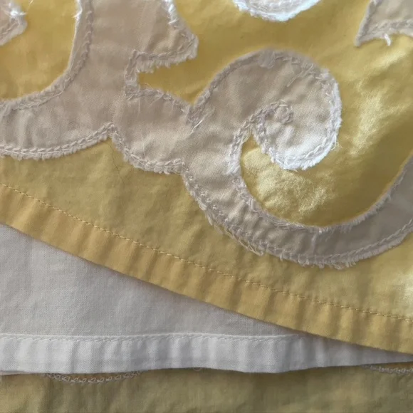 Boden Yellow A-Line Summer Skirt - Size 6L (UK10L) - See Size Chart - Picture 5 of 7